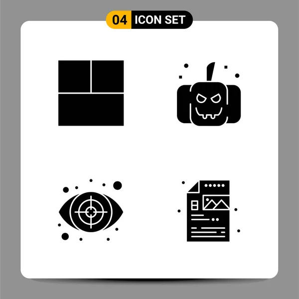 Conjunto Iconos Creativos Universales Simplemente Vector Ilustraciones Para Aplicaciones Web — Vector de stock