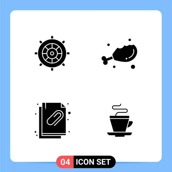 Conjunto Iconos Creativos Universales Simplemente Vector Ilustraciones Para Aplicaciones Web — Vector de stock