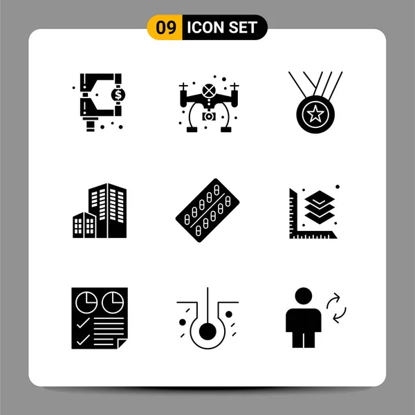 Conjunto Iconos Creativos Universales Simplemente Vector Ilustraciones Para Aplicaciones Web — Vector de stock