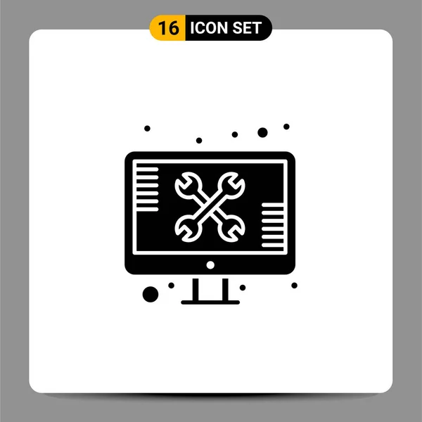 Conjunto Iconos Creativos Universales Simplemente Vector Ilustraciones Para Aplicaciones Web — Vector de stock