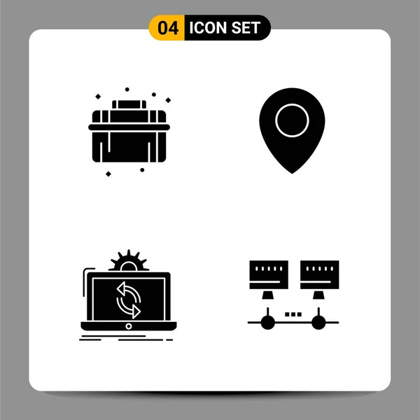 Set Universal Creative Icons Simply Vector Illustrations Web Mobile Apps — Stock Vector