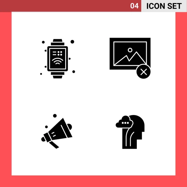 Conjunto Iconos Creativos Universales Simplemente Vector Ilustraciones Para Aplicaciones Web — Archivo Imágenes Vectoriales