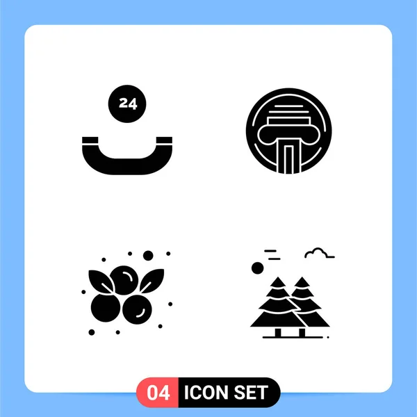 Set Universal Creative Icons Simply Vector Illustrations Web Mobile Apps — Stock Vector