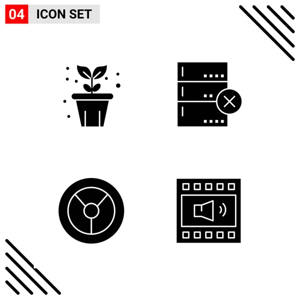 Set Dari Ikon Kreatif Universal Cukup Ilustrasi Vektor Untuk Aplikasi - Stok Vektor