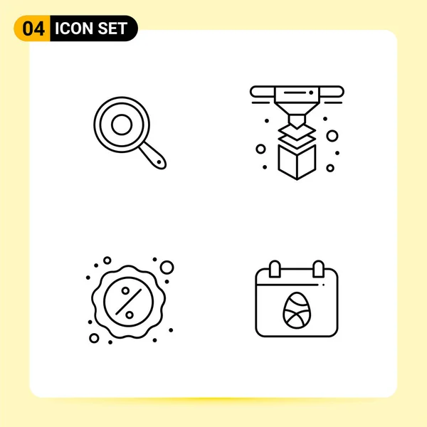 Set of 25 Universal Business Icons Vector — Stockový vektor