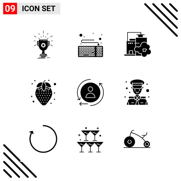 Set of 25 Universal Business Icons Vector — Stockový vektor