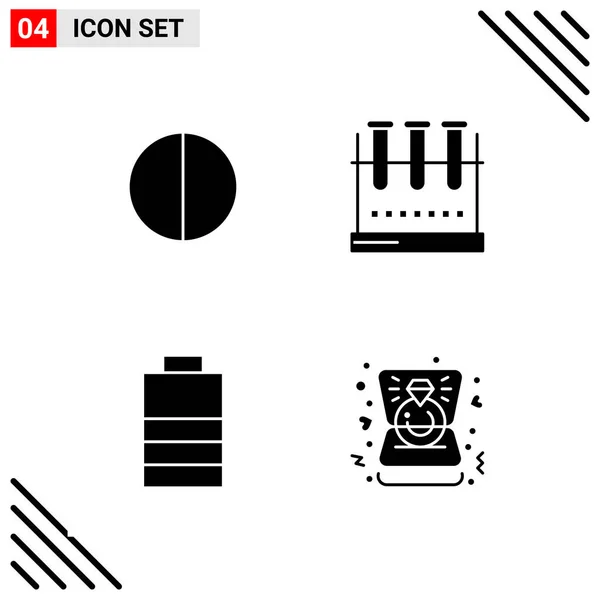 Set Universal Creative Icons Simply Vector Illustrations Web Mobile Apps — Stock Vector