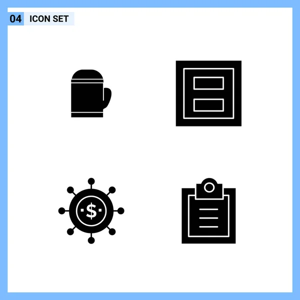 Set Universal Creative Icons Simply Vector Illustrations Web Mobile Apps — Stock Vector