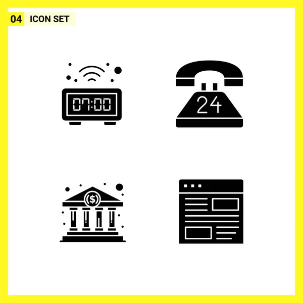 Set Universal Creative Icons Simply Vector Illustrations Web Mobile Apps — Stock Vector