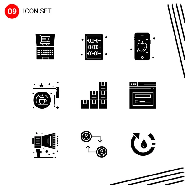 Set Universal Creative Icons Simply Vector Illustrations Web Mobile Apps — Stock Vector