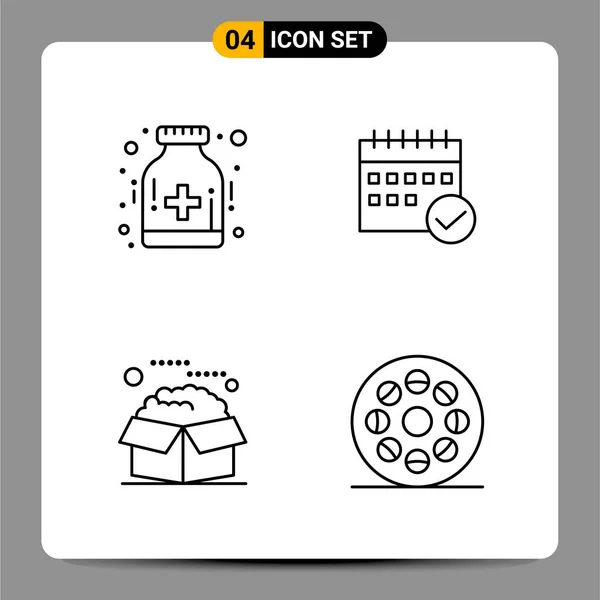 Set de 25 iconos de negocio universales Vector — Archivo Imágenes Vectoriales