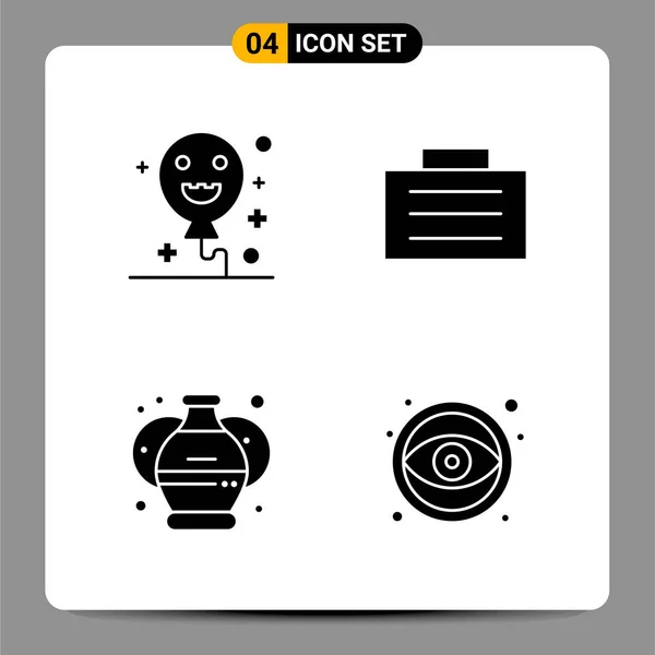 Conjunto Iconos Creativos Universales Simplemente Vector Ilustraciones Para Aplicaciones Web — Vector de stock