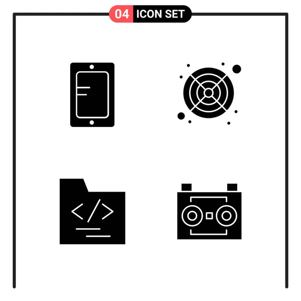 Set Universal Creative Icons Simply Vector Illustrations Web Mobile Apps — Stock Vector