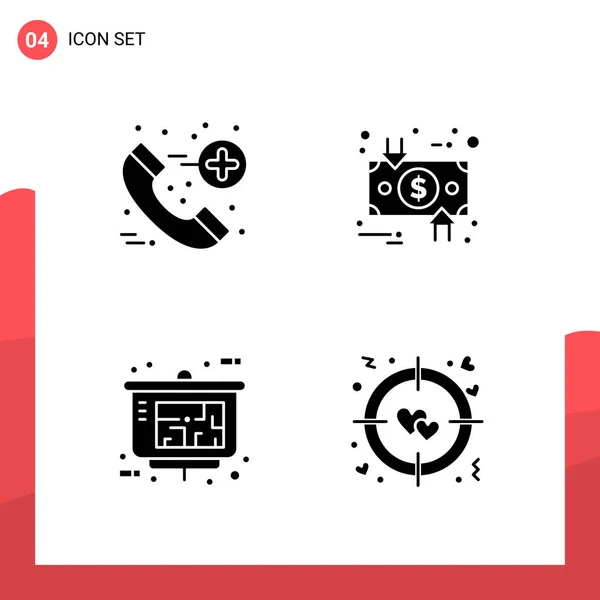 Set Universal Creative Icons Simply Vector Illustrations Web Mobile Apps — Stock Vector