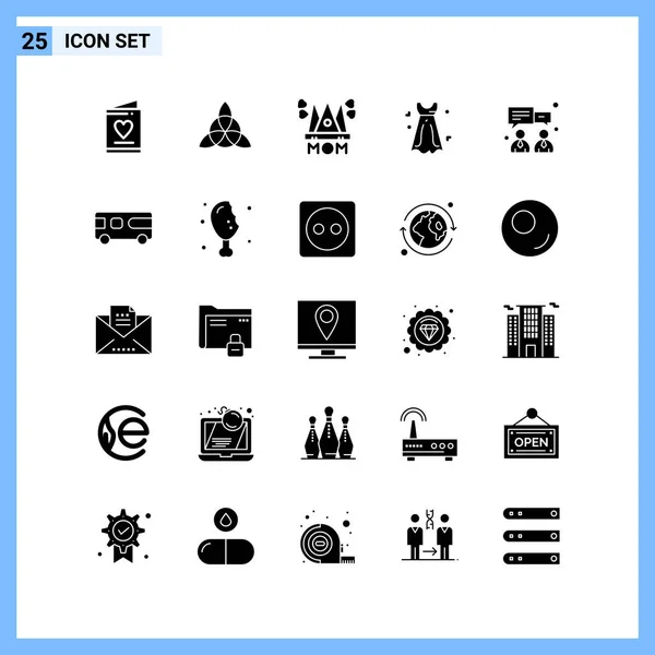 Conjunto Iconos Creativos Universales Simplemente Vector Ilustraciones Para Aplicaciones Web — Vector de stock