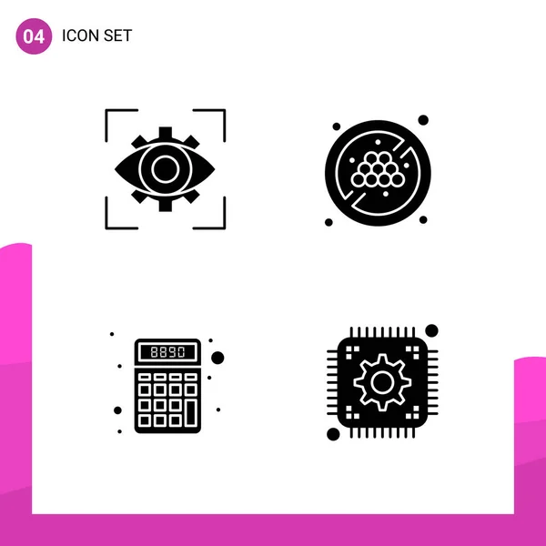 Set Universal Creative Icons Simply Vector Illustrations Web Mobile Apps — Stock Vector