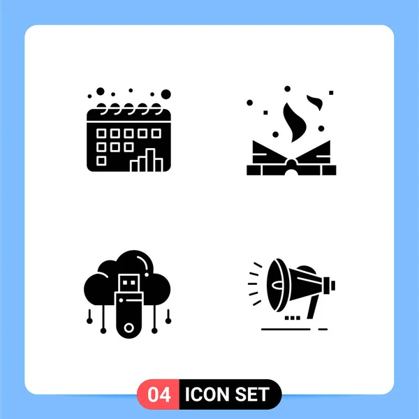 Conjunto Iconos Creativos Universales Simplemente Vector Ilustraciones Para Aplicaciones Web — Vector de stock