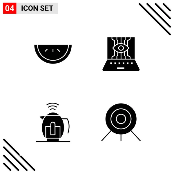 Conjunto Iconos Creativos Universales Simplemente Vector Ilustraciones Para Aplicaciones Web — Vector de stock