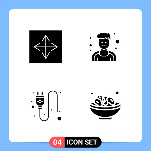 Conjunto Iconos Creativos Universales Simplemente Vector Ilustraciones Para Aplicaciones Web — Vector de stock