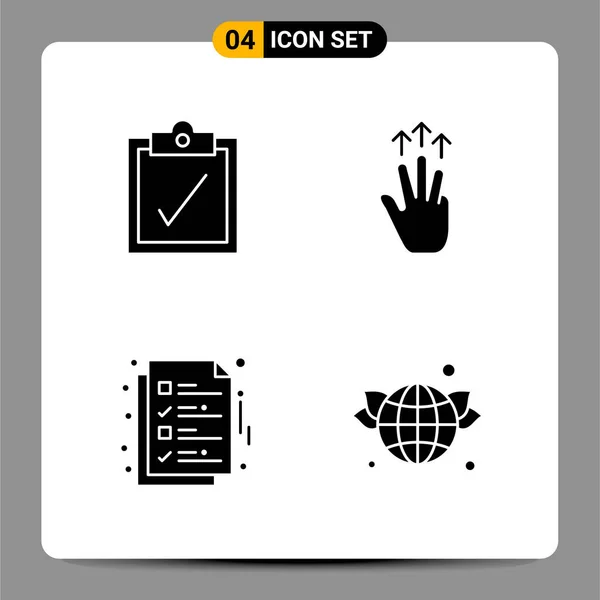 Set de 25 iconos de negocio universales Vector — Vector de stock