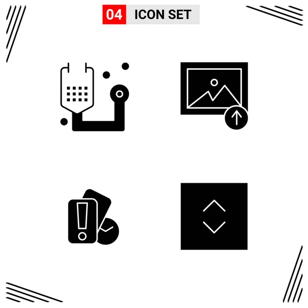 Conjunto Iconos Creativos Universales Simplemente Vector Ilustraciones Para Aplicaciones Web — Archivo Imágenes Vectoriales