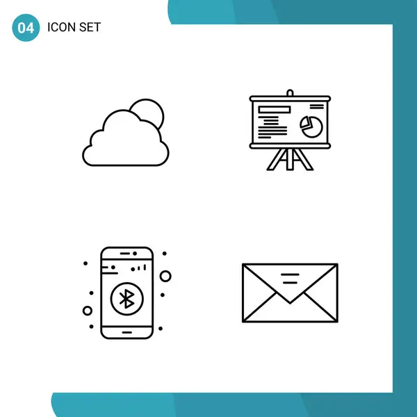 Set de 25 iconos de negocio universales Vector — Vector de stock