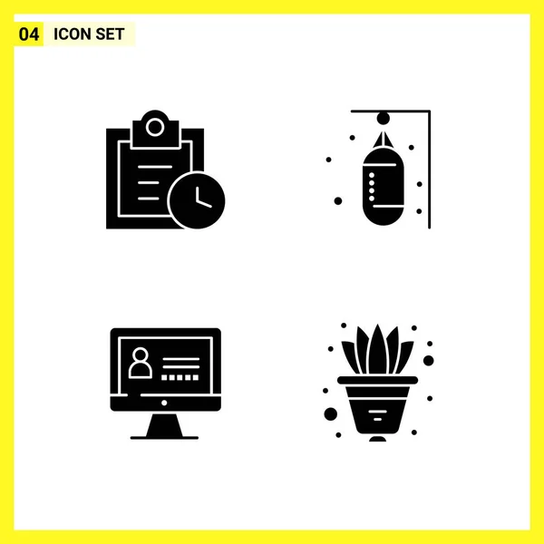 Conjunto Iconos Creativos Universales Simplemente Vector Ilustraciones Para Aplicaciones Web — Vector de stock