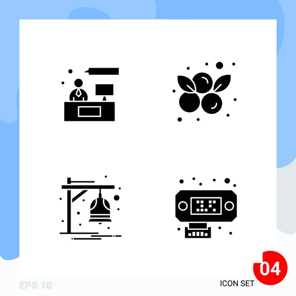 Conjunto Iconos Creativos Universales Simplemente Vector Ilustraciones Para Aplicaciones Web — Vector de stock