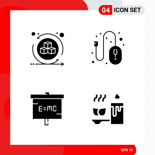 Set Universal Creative Icons Simply Vector Illustrations Web Mobile Apps — Stock Vector