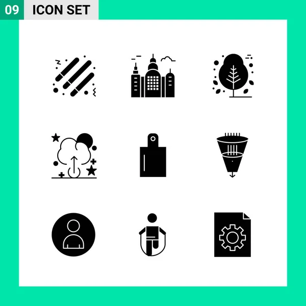 Conjunto Iconos Creativos Universales Simplemente Vector Ilustraciones Para Aplicaciones Web — Vector de stock