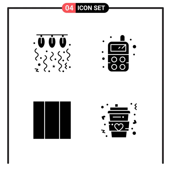 Set Universal Creative Icons Simply Vector Illustrations Web Mobile Apps — Stock Vector