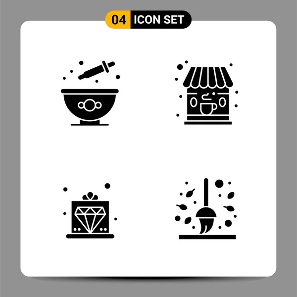 Conjunto Iconos Creativos Universales Simplemente Vector Ilustraciones Para Aplicaciones Web — Archivo Imágenes Vectoriales