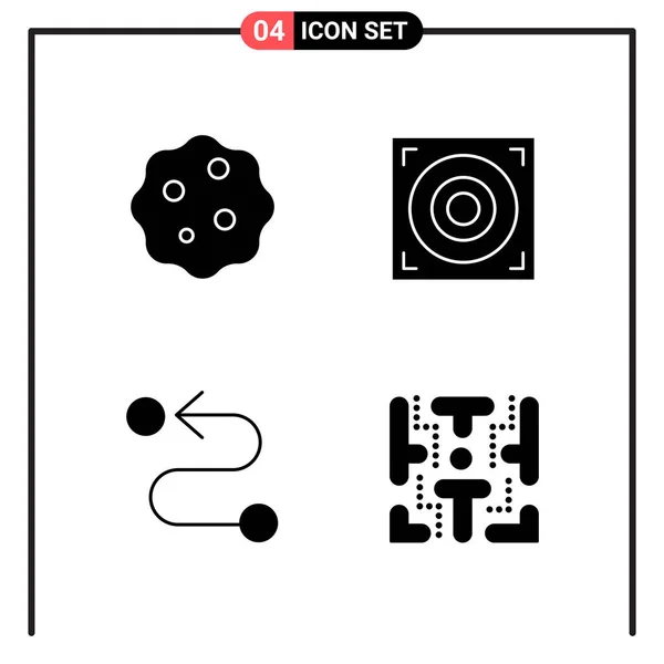 Set Universal Creative Icons Vector Illustration — Stock Vector