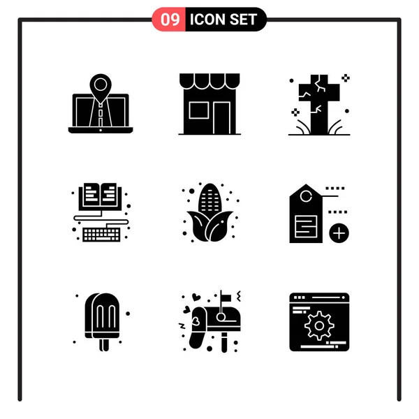 Conjunto Iconos Creativos Universales Simplemente Vector Ilustraciones Para Aplicaciones Web — Vector de stock