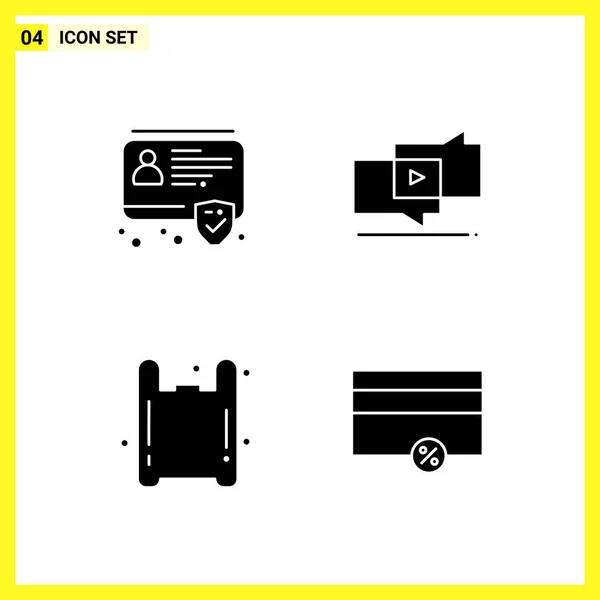 Set Universal Creative Icons Simply Vector Illustrations Web Mobile Apps — Stock Vector