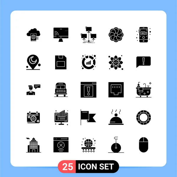 Conjunto Iconos Creativos Universales Simplemente Vector Ilustraciones Para Aplicaciones Web — Vector de stock