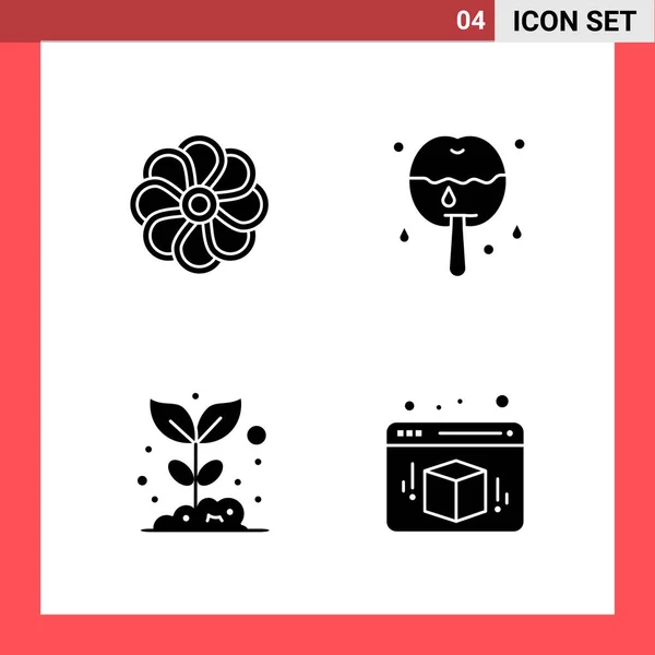 Conjunto Iconos Creativos Universales Simplemente Vector Ilustraciones Para Aplicaciones Web — Archivo Imágenes Vectoriales