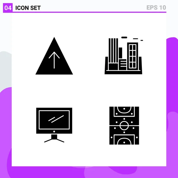 Conjunto Iconos Creativos Universales Simplemente Vector Ilustraciones Para Aplicaciones Web — Archivo Imágenes Vectoriales