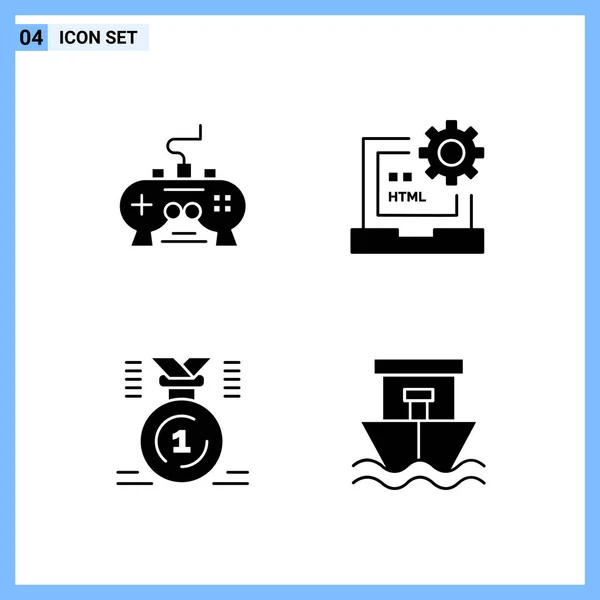 Conjunto Iconos Creativos Universales Simplemente Vector Ilustraciones Para Aplicaciones Web — Vector de stock