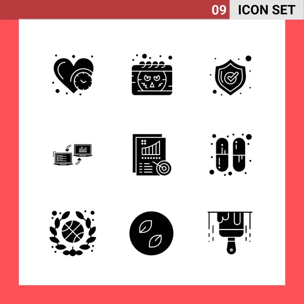 Conjunto Iconos Creativos Universales Simplemente Vector Ilustraciones Para Aplicaciones Web — Archivo Imágenes Vectoriales