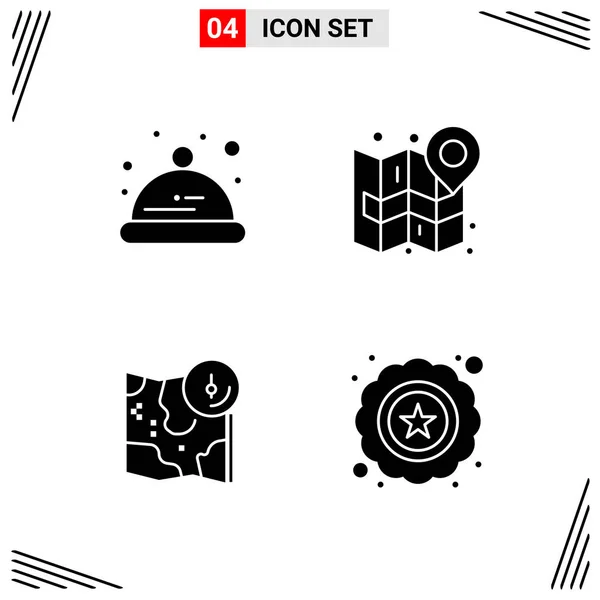 Conjunto Iconos Creativos Universales Simplemente Vector Ilustraciones Para Aplicaciones Web — Vector de stock