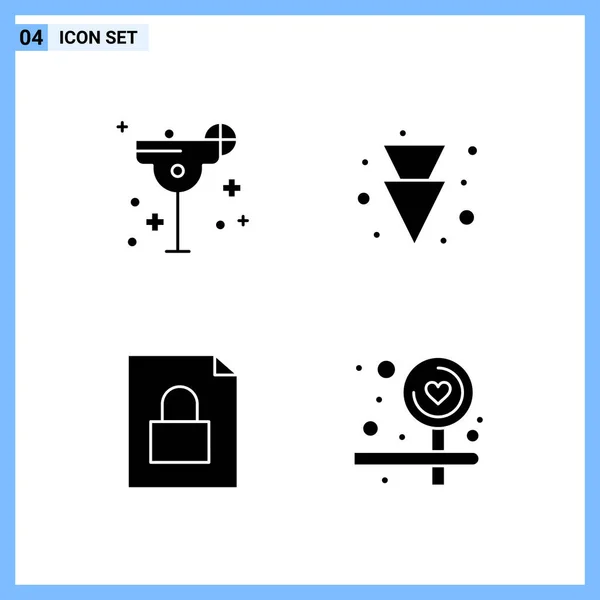 Set of 25 Universal Business Icons Vector — Stock Vector