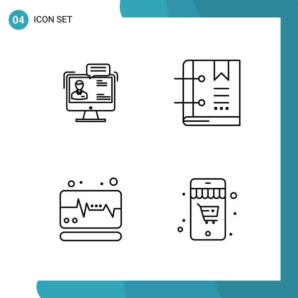 Set of 25 Universal Business Icons Vector — Stock Vector