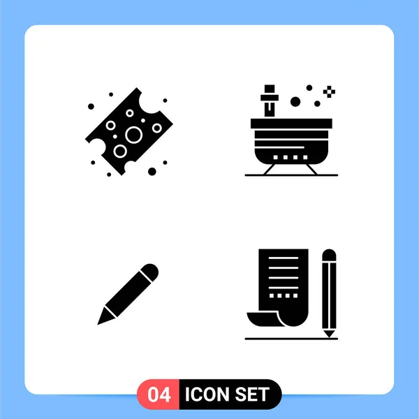 Set Universal Creative Icons Simply Vector Illustrations Web Mobile Apps — Stock Vector