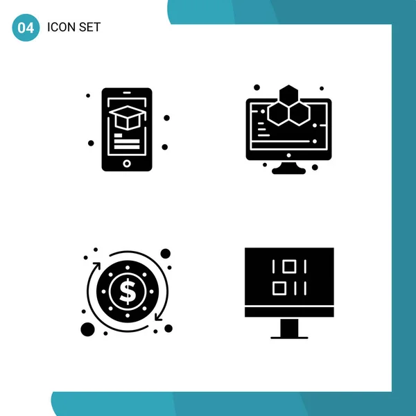 Set Universal Creative Icons Simply Vector Illustrations Web Mobile Apps — Stock Vector