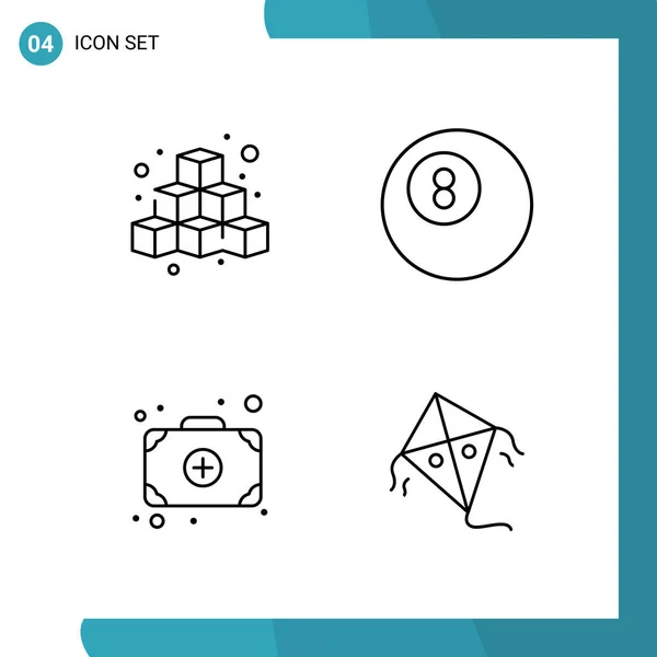 Set de 25 iconos de negocio universales Vector — Vector de stock