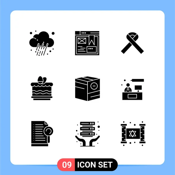 Conjunto Iconos Creativos Universales Simplemente Vector Ilustraciones Para Aplicaciones Web — Archivo Imágenes Vectoriales