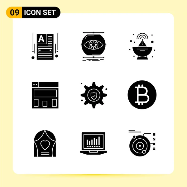 Set Universal Creative Icons Simply Vector Illustrations Web Mobile Apps — Stock Vector