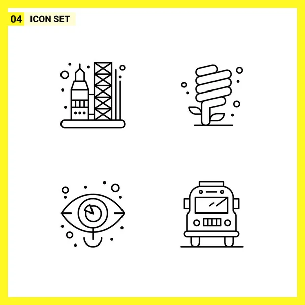 Set Universal Creative Icons Simply Vector Illustrations Web Mobile Apps — Stock Vector