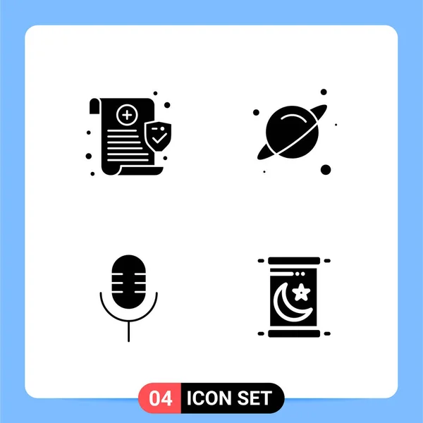 Conjunto Iconos Creativos Universales Simplemente Vector Ilustraciones Para Aplicaciones Web — Vector de stock